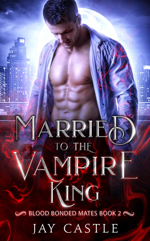 book cover for married to the vampire king